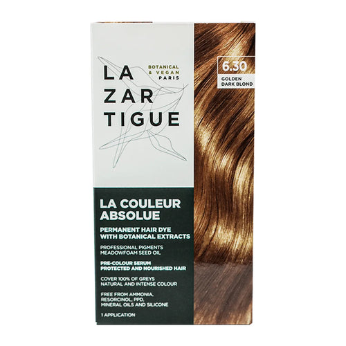 Lazartigue | Tinte Natural 6.30 | (Rubio Dorado Oscuro)