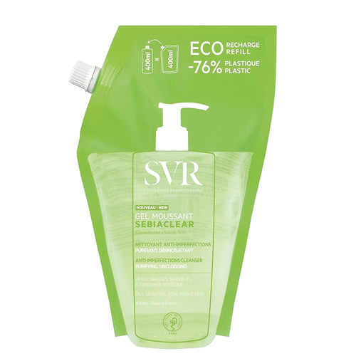 SVR GEL MOUSSANT SEBIACLEAR REFIL 400ML