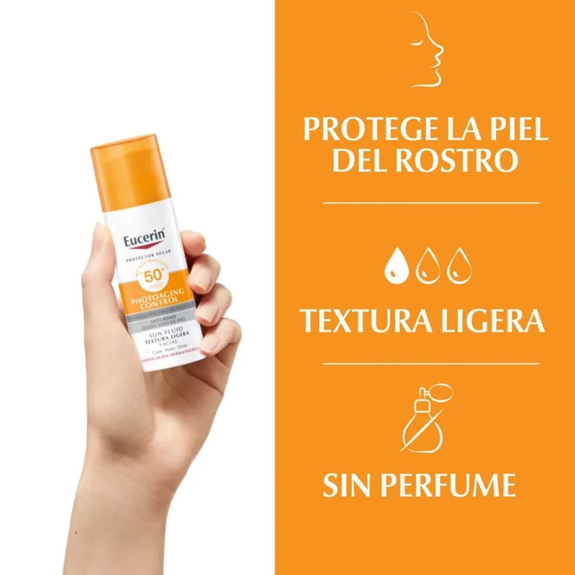 Eucerin Sun Photoaging Control FPS 50 50ml | Protector Antiedad