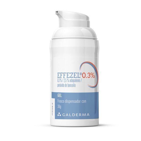 Effezel Gel Dispensador | Tratamiento Tópico 30 g | Eficaz para el Acné Moderado a Severo