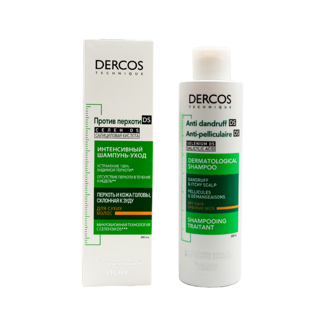 VICHY DERCOS ANTICASPA SHAMPOO CABELLO SECO 200 ML