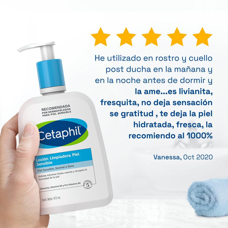 Cetaphil | Loción Limpiadora Piel Sensible 473 ml | Loción Limpiadora Facial