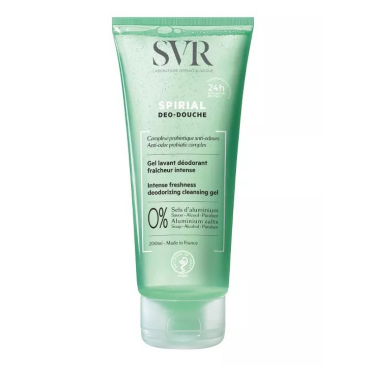 SVR | Spirial Gel de Ducha 200ML | Refrescante con Aloe Vera