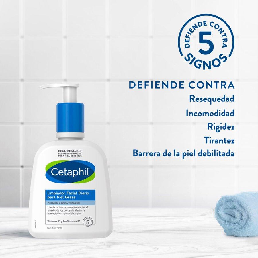 Cetaphil | Gel Limpiador Facial Diario para Piel Grasa 237 ML