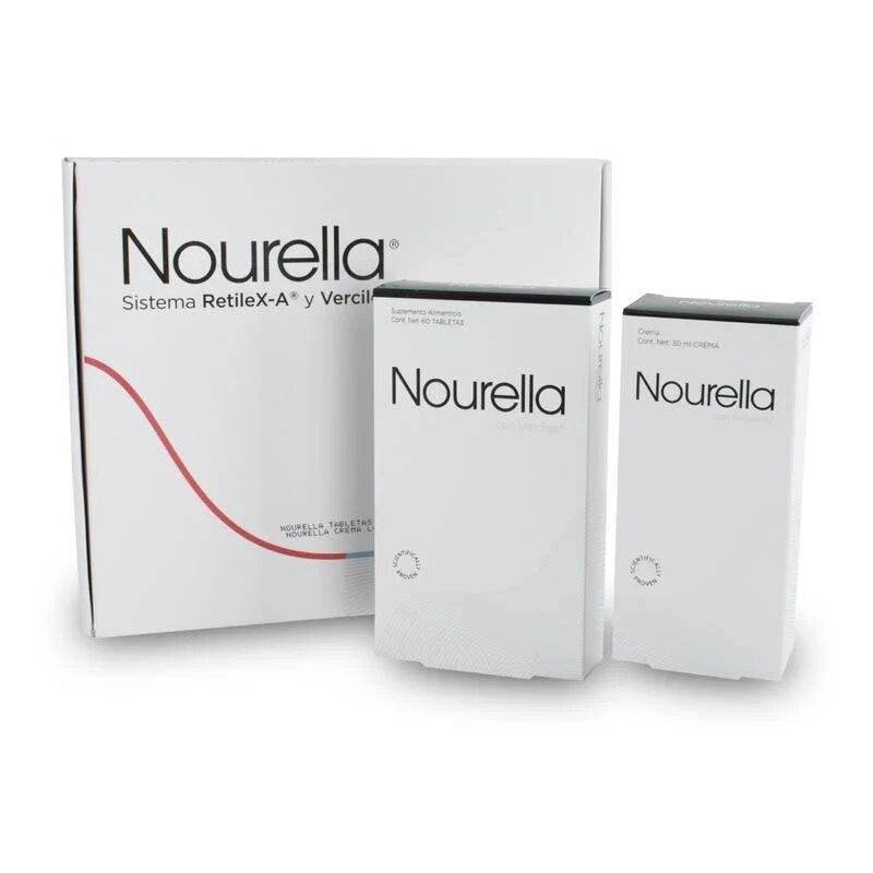 NOURELLA KIT CREMA TUBO 30ML + CAJA C/60 TABLETAS