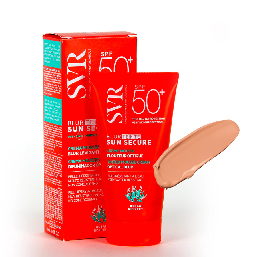 SUN SECURE BLUR TEINTE CREMA MOUSSE SPF 50+