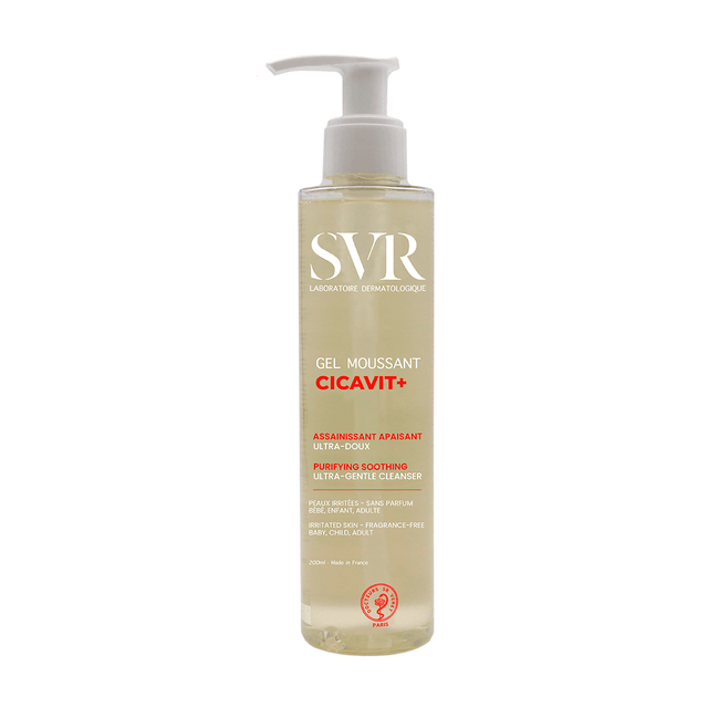 SVR | Cicavit + Gel Moussant 200 ml | Limpiador de Piel