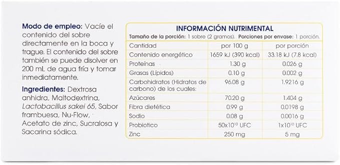 Lactokey | Suplemento Alimenticio con 30 sobres de 2gr | Para la Dermatitis Atópica