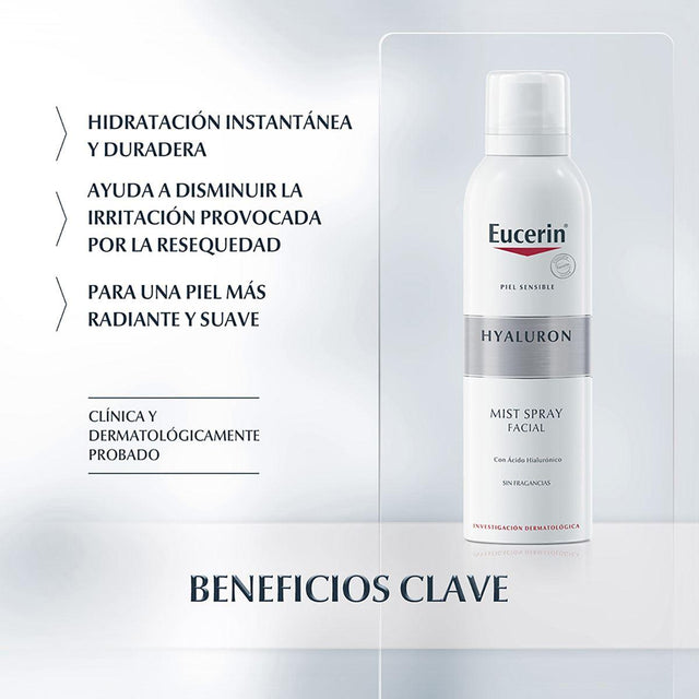 Eucerin Hyaluron Mist 150ml | Spray Facial con Ácido Hialurónico
