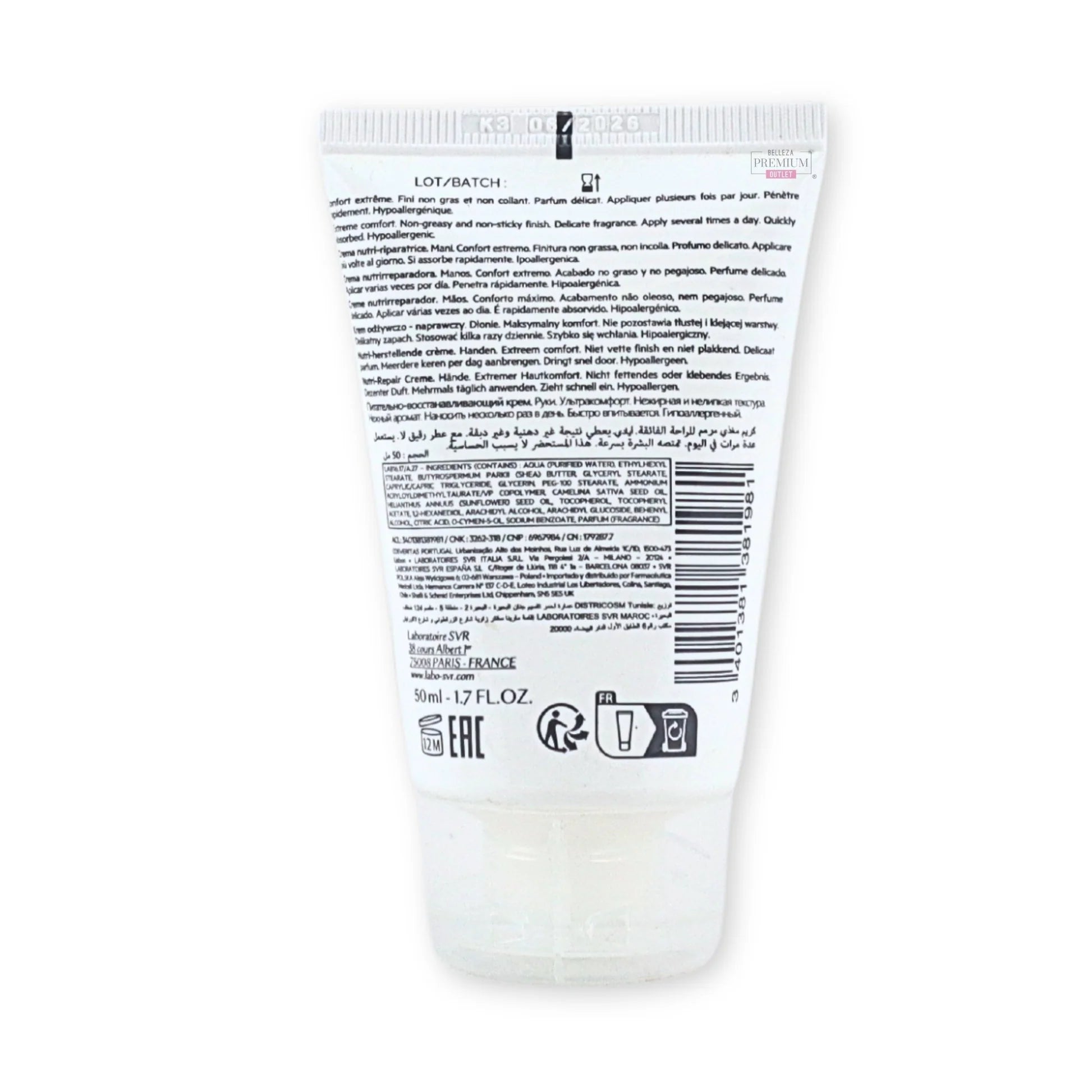 SVR | Topialyse Mains 50 ml | Crema de Manos
