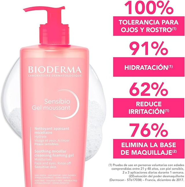 Bioderma | Sensibio H2O Gel Moussant 200ml | Limpiador Piel Sensible