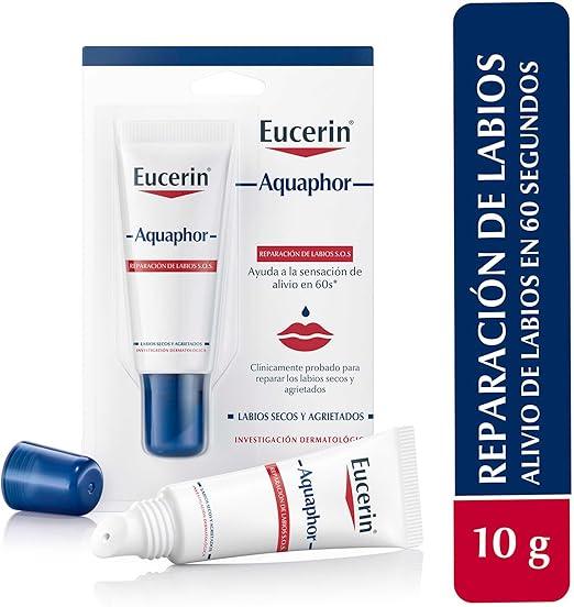 Eucerin Aquaphor S.O.S. 10ml | Bálasmo Labial Hidratante y Reparador con Vitamina E