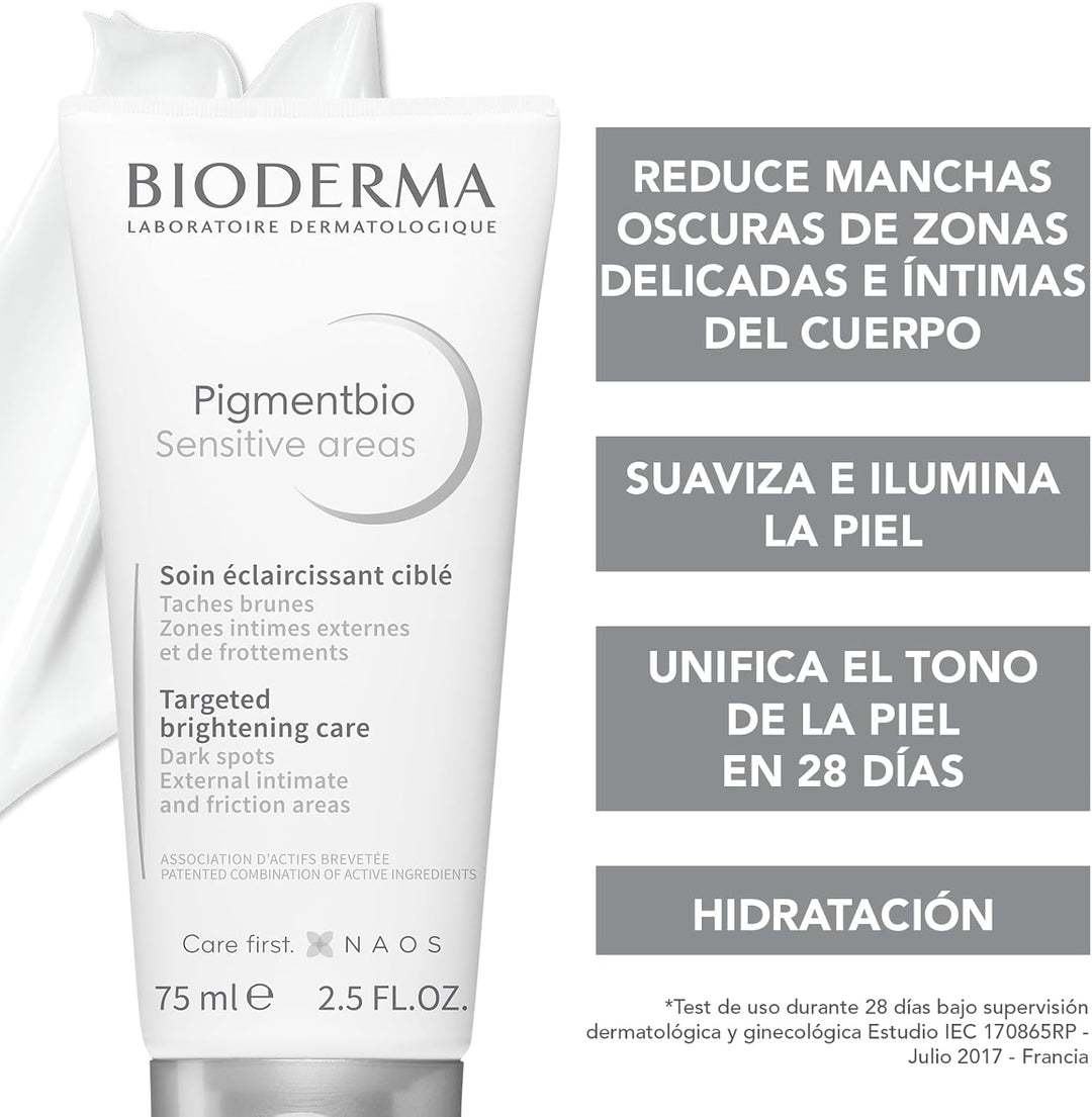 Bioderma | Pigmentbio Sensitive Areas 75 ml | Aclara Manchas