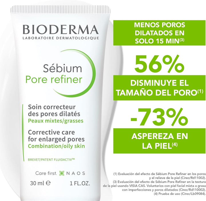 Bioderma | Sebium Pore Refiner 30 ml | Cierra Poros Piel Grasa
