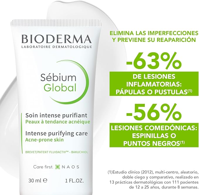 Bioderma | Sebium Global 30 ml | Tratamiento Anti-Acné