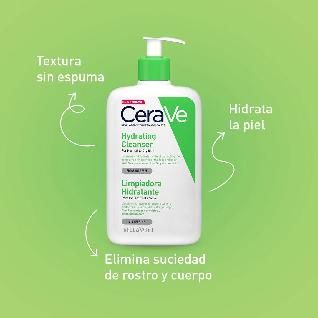 CERAVE | LIMPIADOR HIDRATANTE | 473 ML
