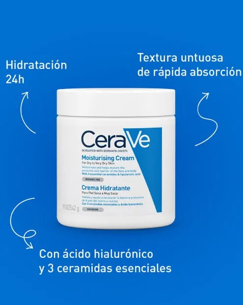 CERAVE | CREMA HIDRATANTE TARRO | 454 G
