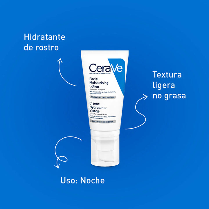 CERAVE | Loción Hidratante Facial | 52 ML