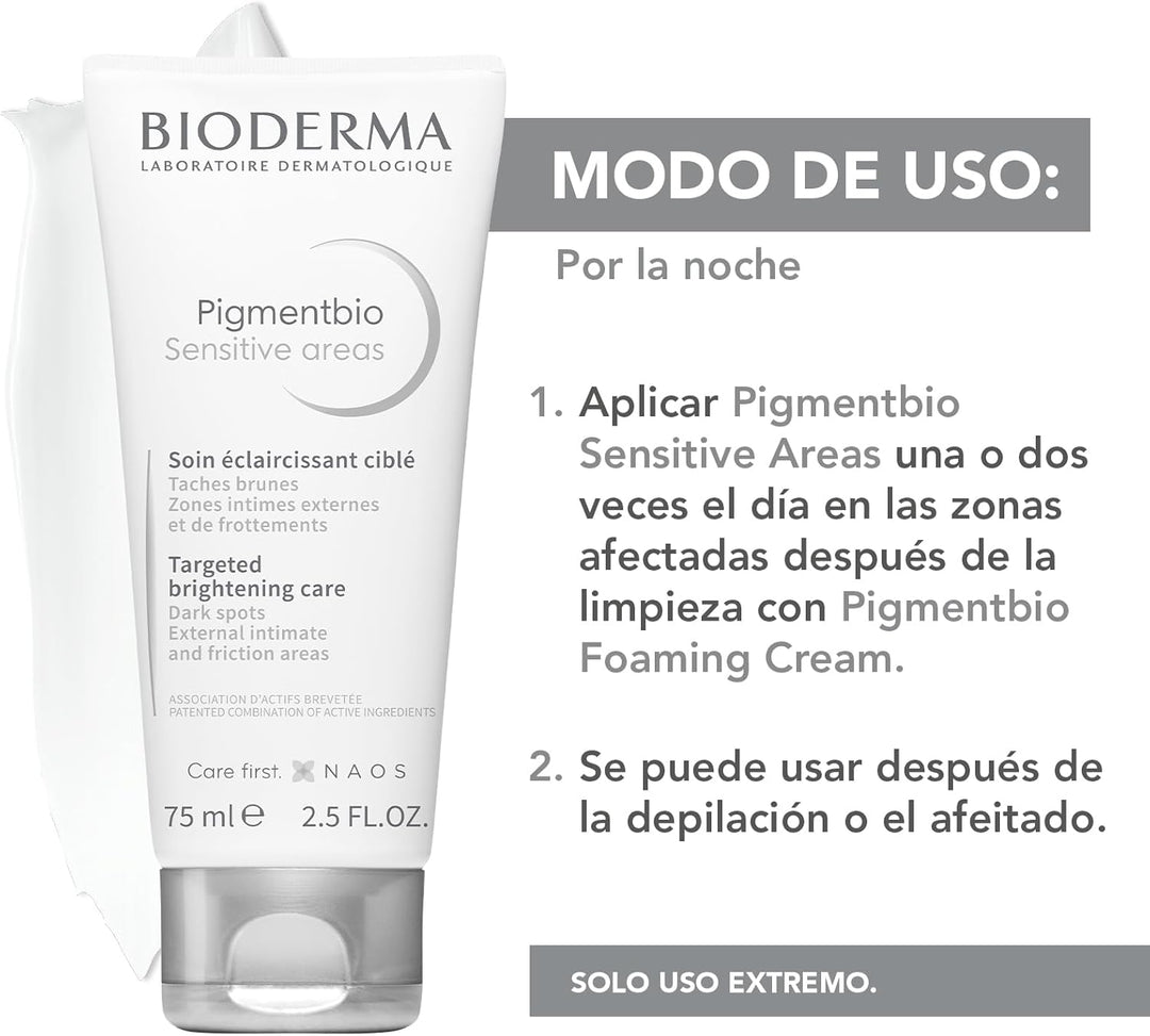 Bioderma | Pigmentbio Sensitive Areas 75 ml | Aclara Manchas