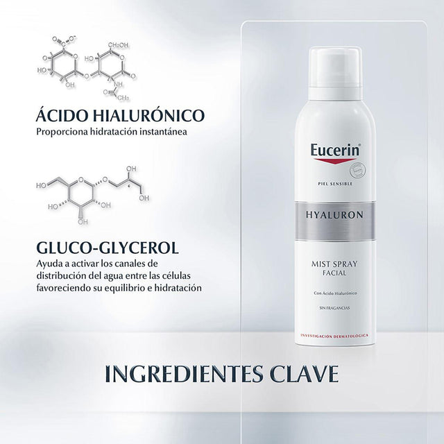 Eucerin Hyaluron Mist 150ml | Spray Facial con Ácido Hialurónico