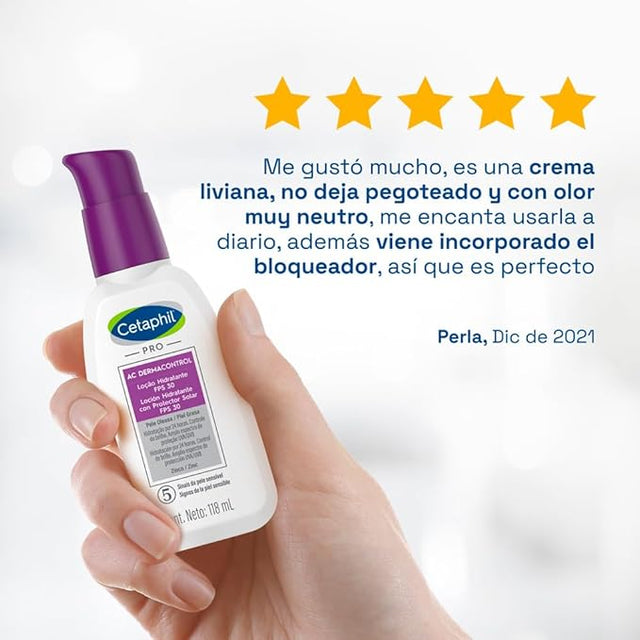 CETAPHIL DERMACONTROL HIDRATANTE  CON PROTECTOR SOLAR SPF30