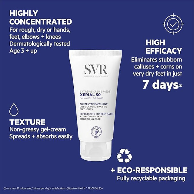 SVR XERIAL 50 EXTREME CREME PIEDS
