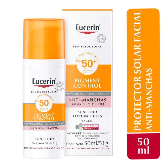 Eucerin | Protector Solar Facial de Alto Espectro FPS 50+ | Protege Contra los Rayos UVA / UVB