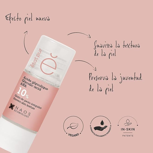 Etat Pur Active Ácido Glicólico AHA 10% 15 ML