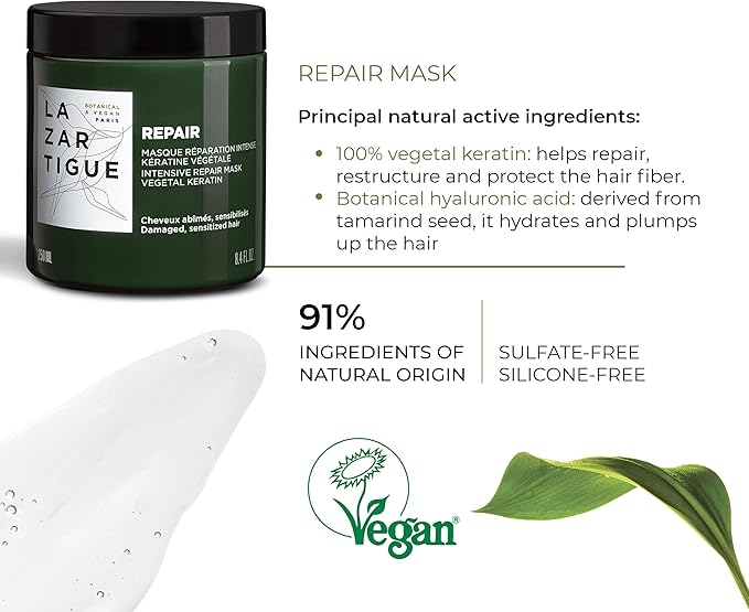 Lazartigue | Masque Repair Intensiva C/Keratine | 250 ML