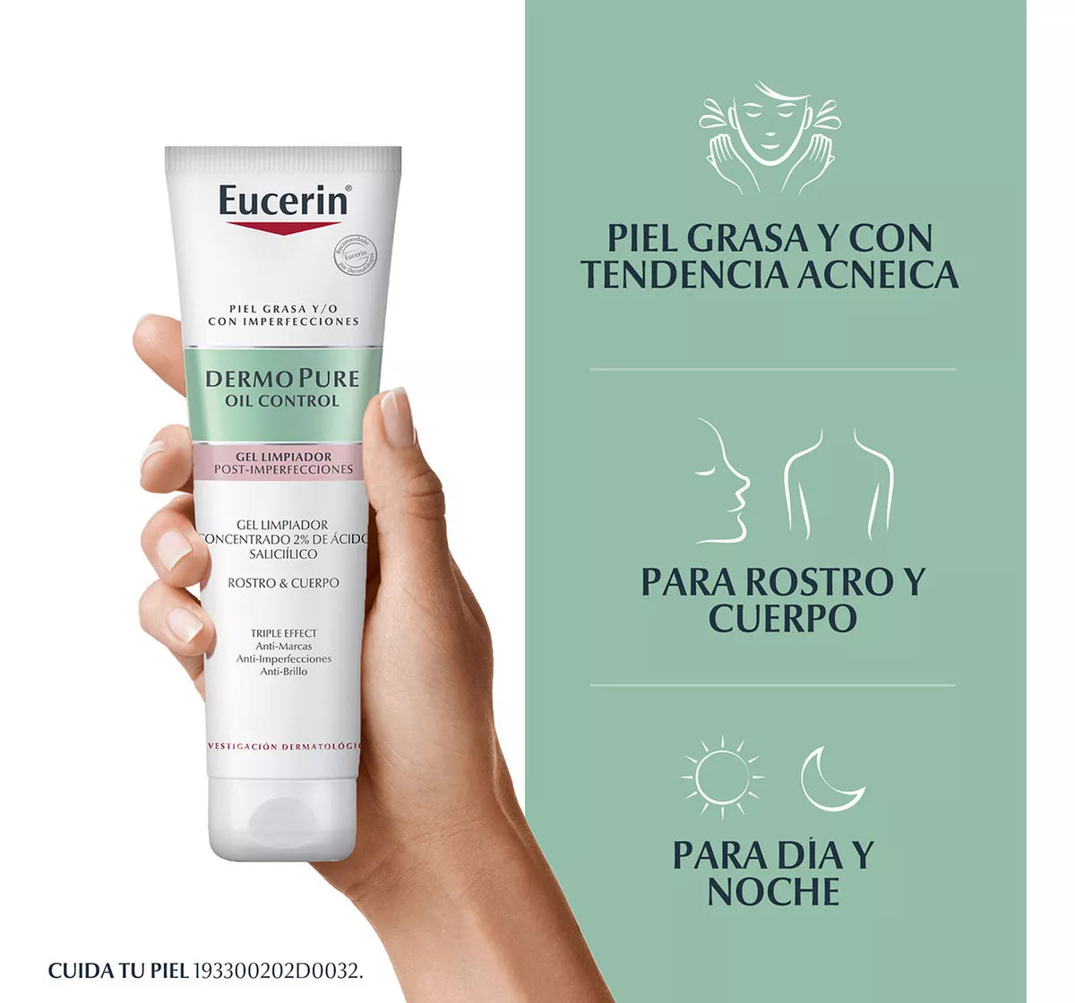 Eucerin DermoPure | Gel Limpiador 150 ml | Combate el Acné