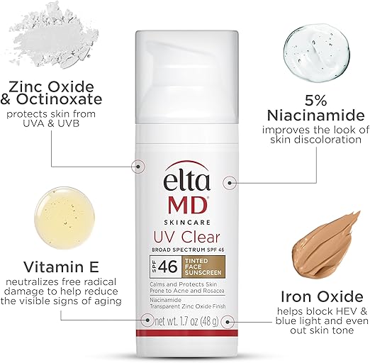 Elta MD UV Clear | SPF 46 | Con Color