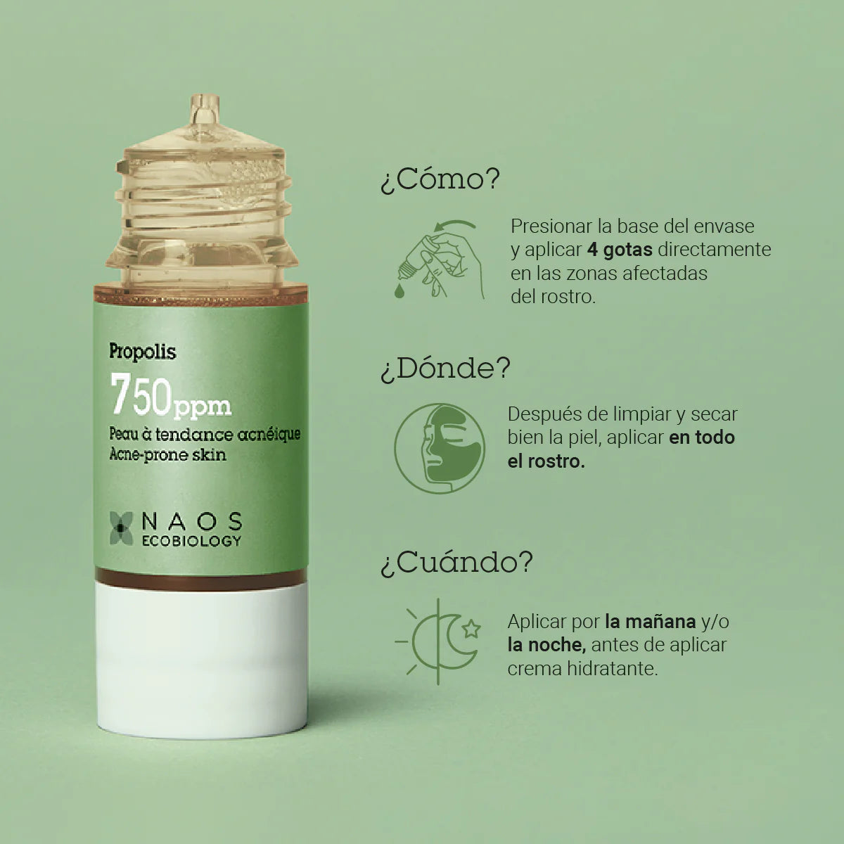 Etat Pur | Activo Puro Própolis 750 ppm | Suero para Piel Propensa al Acné
