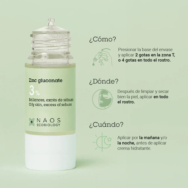 Etat Pur | Gluconato de Zinc 3% | 15 ML