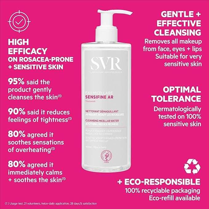SVR | Sensifine AR Agua Micelar 200 ml | Limpiador Facial