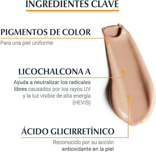 Eucerin Oil Control | Protector Solar con Tinte Tono Medio 50SPF+ | 50 ml