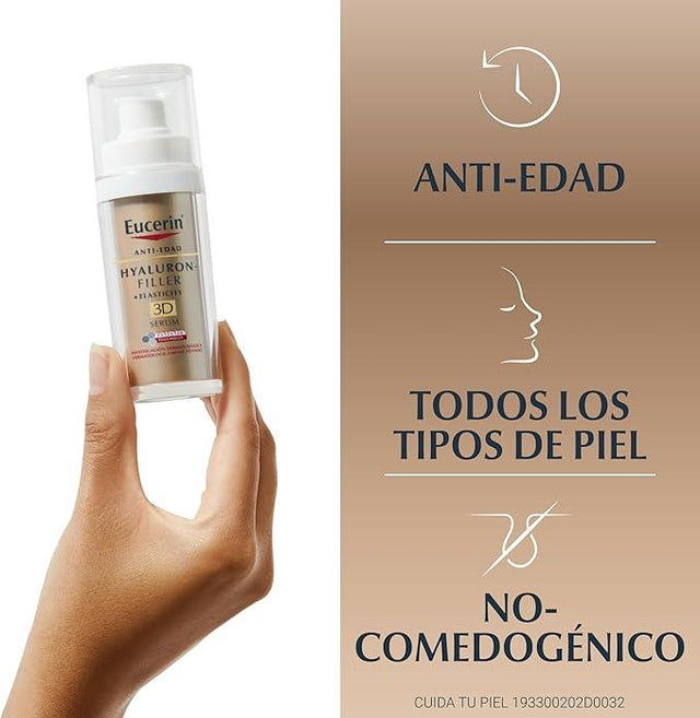 Eucerin | Hyaluron Filler + Elasticity 3D Sérum 30 ML | Sérum Antiedad