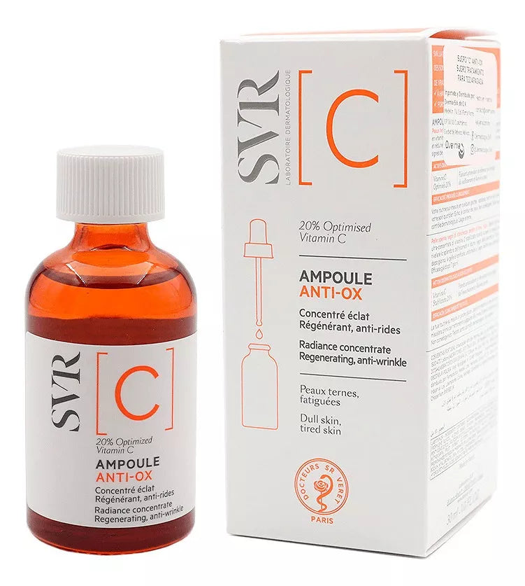 SVR | Ampoule Anti-Ox Vitamina C 30ML | Suero Antifatiga