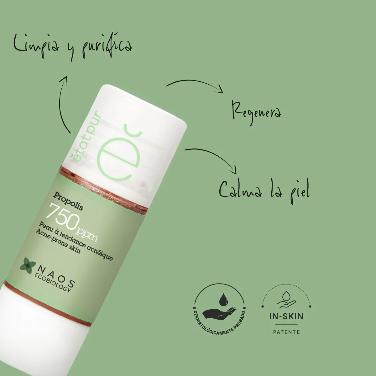 Etat Pur | Activo Puro Própolis 750 ppm | Suero para Piel Propensa al Acné