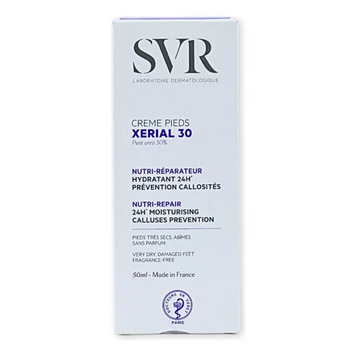 SVR | Xerial 30 Crème Pieds 50 ml | Crema para Pies