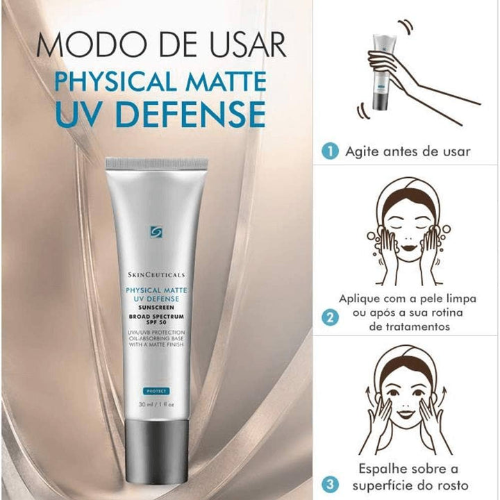 Skinceuticals | Physical Matte UV Defense SPF 50 de 30 ML | Protector Solar