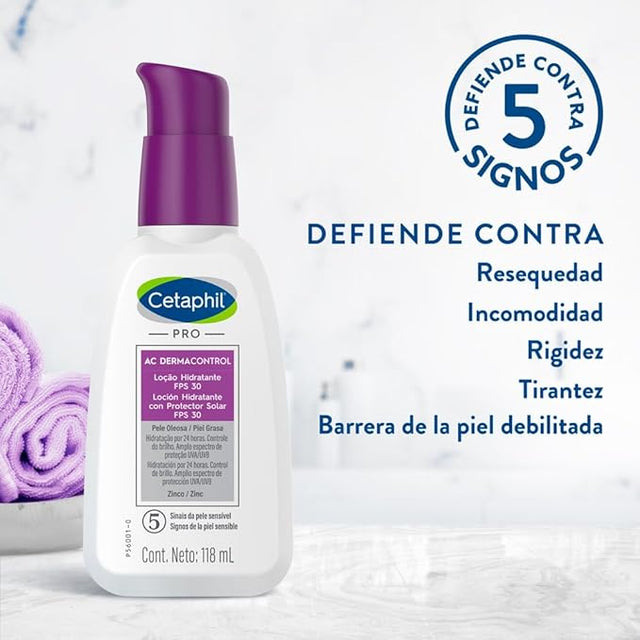 CETAPHIL DERMACONTROL HIDRATANTE  CON PROTECTOR SOLAR SPF30