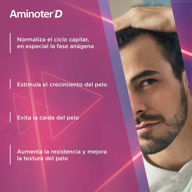 Aminoter D | Suplemento Alimenticio con 30 cápsulas | Fortalece Huesos y el Sistema Inmunológico