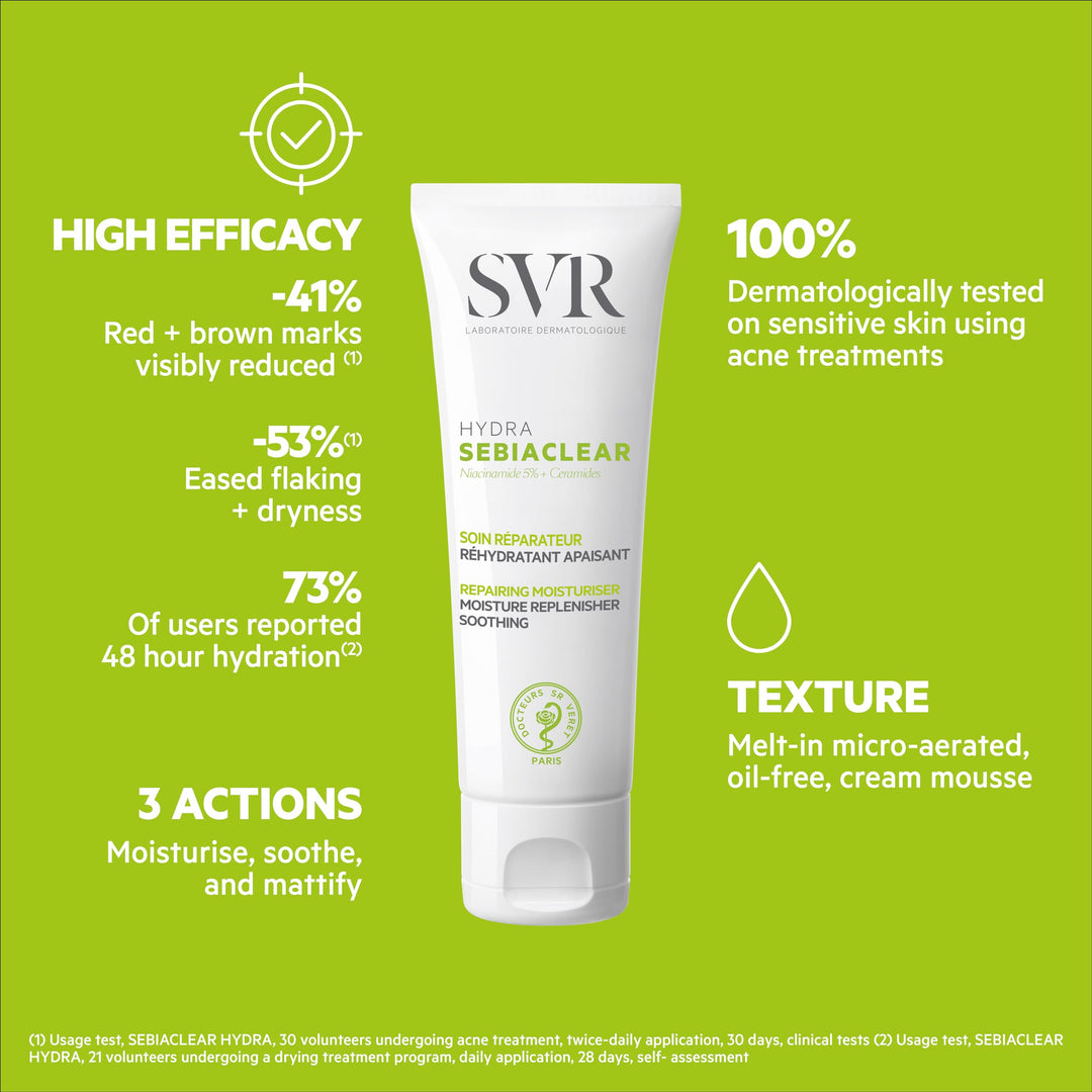 SVR | Sebiaclear Hydra 40 ml | Crema Facial