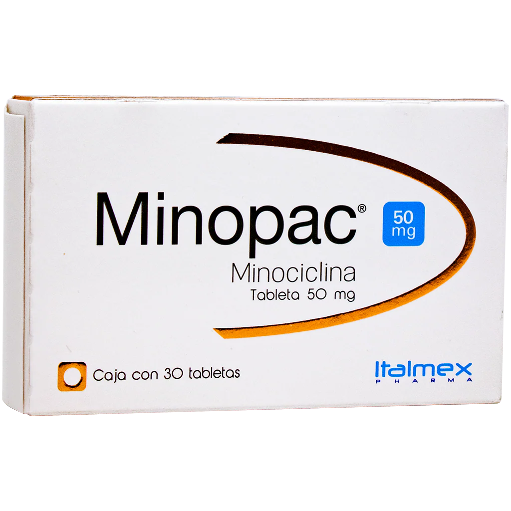 MINOPAC 50 MG 30 TABLETAS