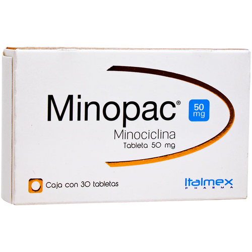 MINOPAC 50 MG 30 TABLETAS
