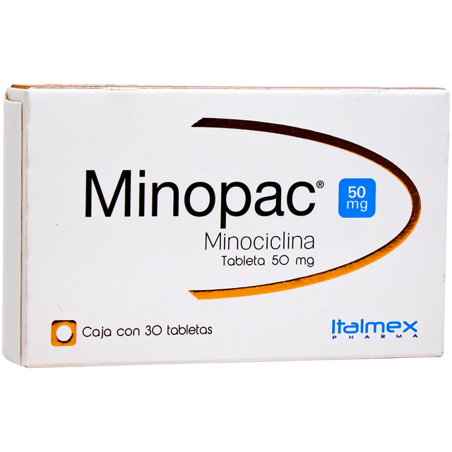 MINOPAC 50 MG 30 TABLETAS