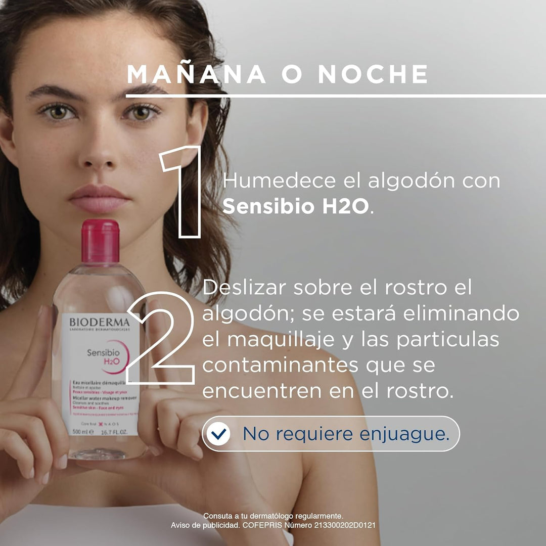 Bioderma | SENSIBIO H2O Micelar 250 ml | Piel Sensible