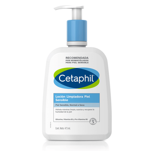 Cetaphil | Loción Limpiadora Piel Sensible 473 ml | Loción Limpiadora Facial