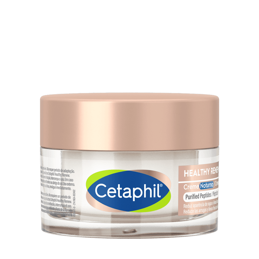 Cetaphil Healthy Renew | Crema Hidratante de Noche 50 gr | Reduce las Líneas de Expresión