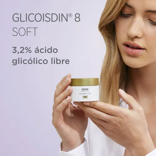 GLICOISDIN 8% Crema Facial Antiedad con Ácido Glicólico 50ml | ISDIN